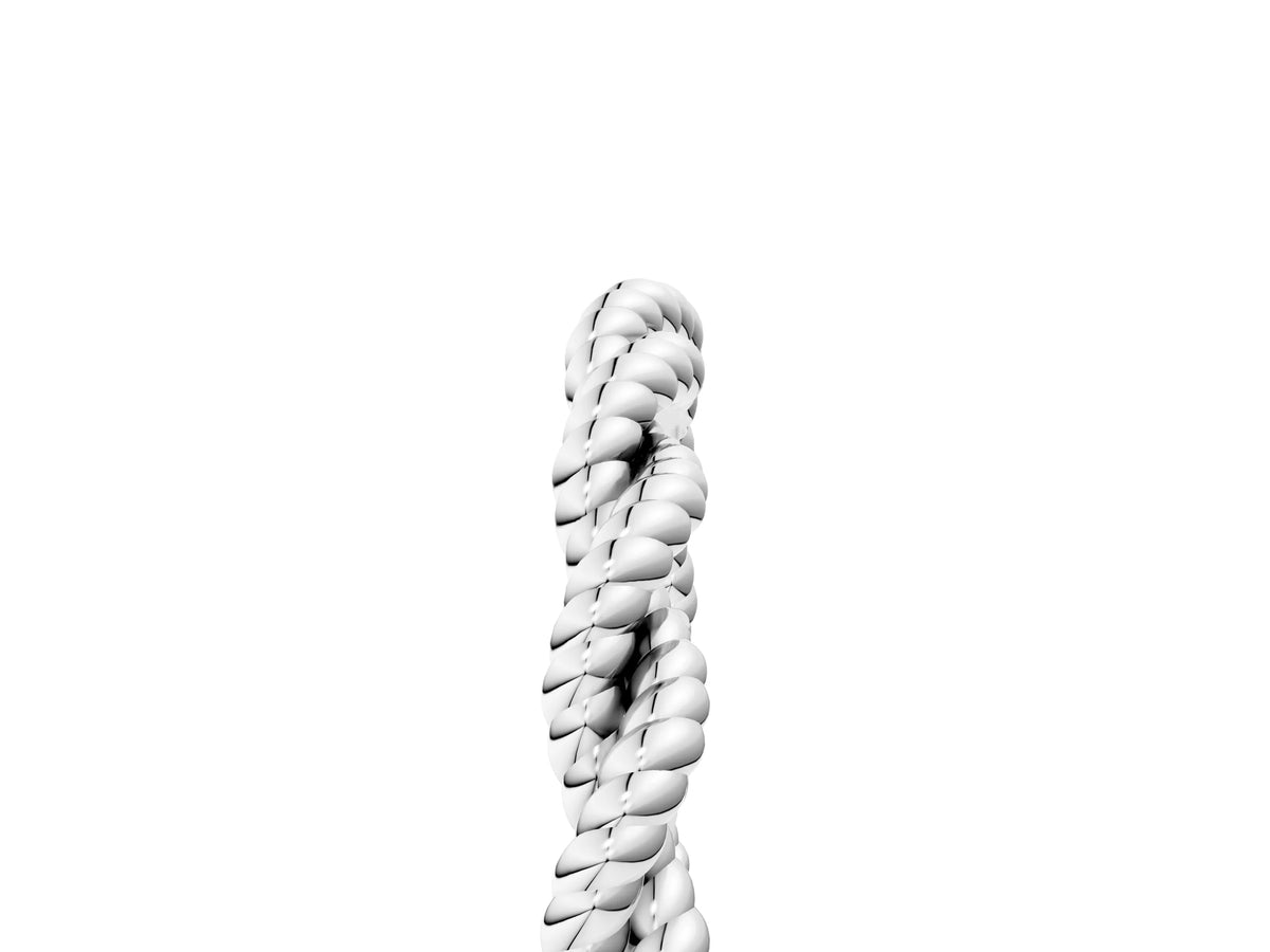 Platinum Twisted Rope Solitaire Band with Round Stone and Bezel Setting_17
