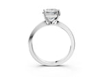 Princess Cut Diamond Solitaire Engagement Ring in White gold with Prong Setting_15