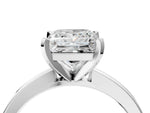 Princess Cut Diamond Solitaire Engagement Ring in White gold with Prong Setting_16