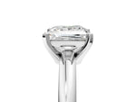 Princess Cut Diamond Solitaire Ring in White gold with Prong Setting and Rounded Band_23