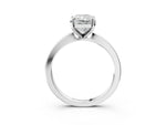 Radiant Cut Diamond Solitaire Engagement Ring in White gold with Prong Setting_15