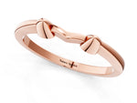 Rose gold Bamboo-Inspired Plain Metal Band_1