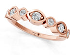 Rose gold Bezel Set Mixed Shape Diamond Eternity Band_1