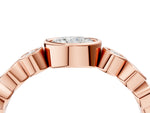 Rose gold Bezel Set Oval Diamond Half Eternity Band_4