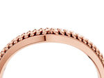 Rose gold Braided Milgrain White Gold Contour Band_4