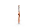 Rose gold Channel Set Baguette Diamond Eternity Band_2