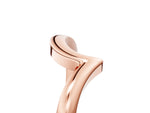 Rose gold Chevron V-Shaped Contour Band_5