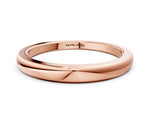 Rose gold Classic Plain Metal Band