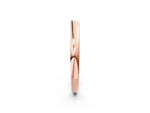 Rose gold Classic Plain Metal Band_2