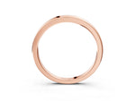 Rose gold Classic Plain Metal Band_3