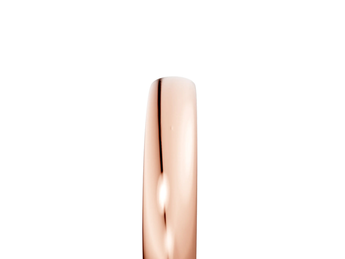 Rose gold Classic Plain Metal Band_5