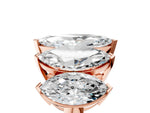 Rose gold Five-Stone Marquise Diamond Prong Set Band_5