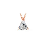 Rose gold Gold Wire Wrapped Calf Crystal Pendant