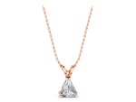 Rose gold Gold Wire Wrapped Calf Crystal Pendant_1