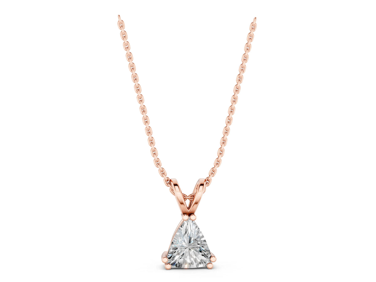 Rose gold Gold Wire Wrapped Calf Crystal Pendant_1