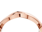 Rose gold Infinity Twisted Plain Band_4