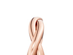 Rose gold Infinity Twisted Plain Band_5