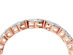 Rose gold Marquise Diamond Eternity Band with U-Prong Setting_4