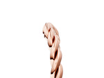 Rose gold Marquise Diamond Twist Eternity Band with Bezel Setting_5