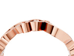 Rose gold Marquise and Round Diamond Infinity Eternity Band with Bezel Setting_4