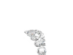 Rose gold Pavé Round Diamond Chevron Band with Shared Prong Setting_5