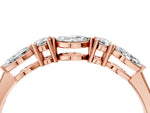 Rose gold Prong Set Round Diamond Half-Eternity Band_4