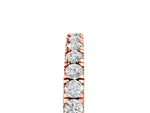 Rose gold Round Diamond Eternity Band with Prong Setting_5