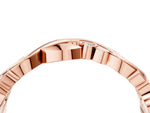 Rose gold Round Diamond Leaf Eternity Band with Bezel Setting_4