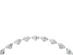 Rose gold Round Diamond Pavé Curved Band with Shared Prong Setting_4