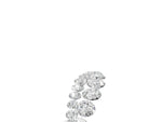 Rose gold Round Diamond Pavé Curved Band with Shared Prong Setting_5