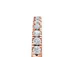 Rose gold Round Diamond Pavé Eternity Band_5