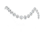 Rose gold Round Diamond Pavé V-Shaped Contour Band with Shared Prong Setting_1