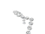 Rose gold Round Diamond Pavé V-Shaped Contour Band with Shared Prong Setting_5