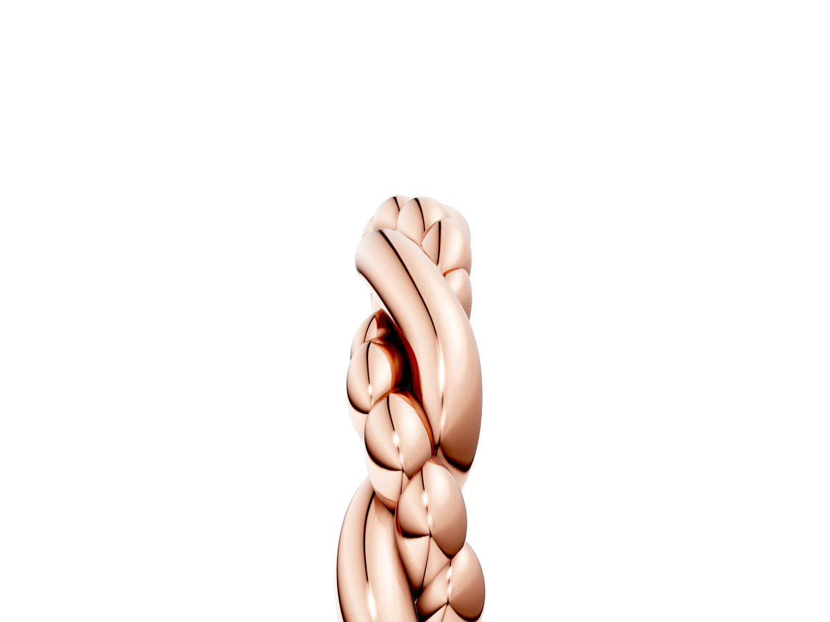 Rose gold Twisted Rope Solitaire Band_5