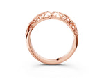 Rose gold Twisted Vine Filigree Band_3