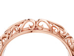 Rose gold Twisted Vine Filigree Band_4