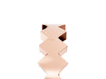 Rose gold Zigzag Chevron Band with No Stone_5