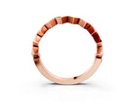 Rose gold Zigzag Chevron Band_3