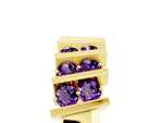 Round Amethyst Anniversary Band in Yellow gold with Channel Setting and Vertical Prongs_5