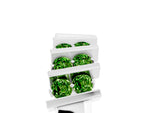 Round Peridot Anniversary Band in Platinum with Channel Setting and Vertical Prongs_5