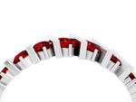 Round Ruby Anniversary Band in Platinum with Channel Setting and Vertical Prongs_4