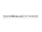 Silver Baguette Cut Diamond Bar Set Tennis Bracelet_2