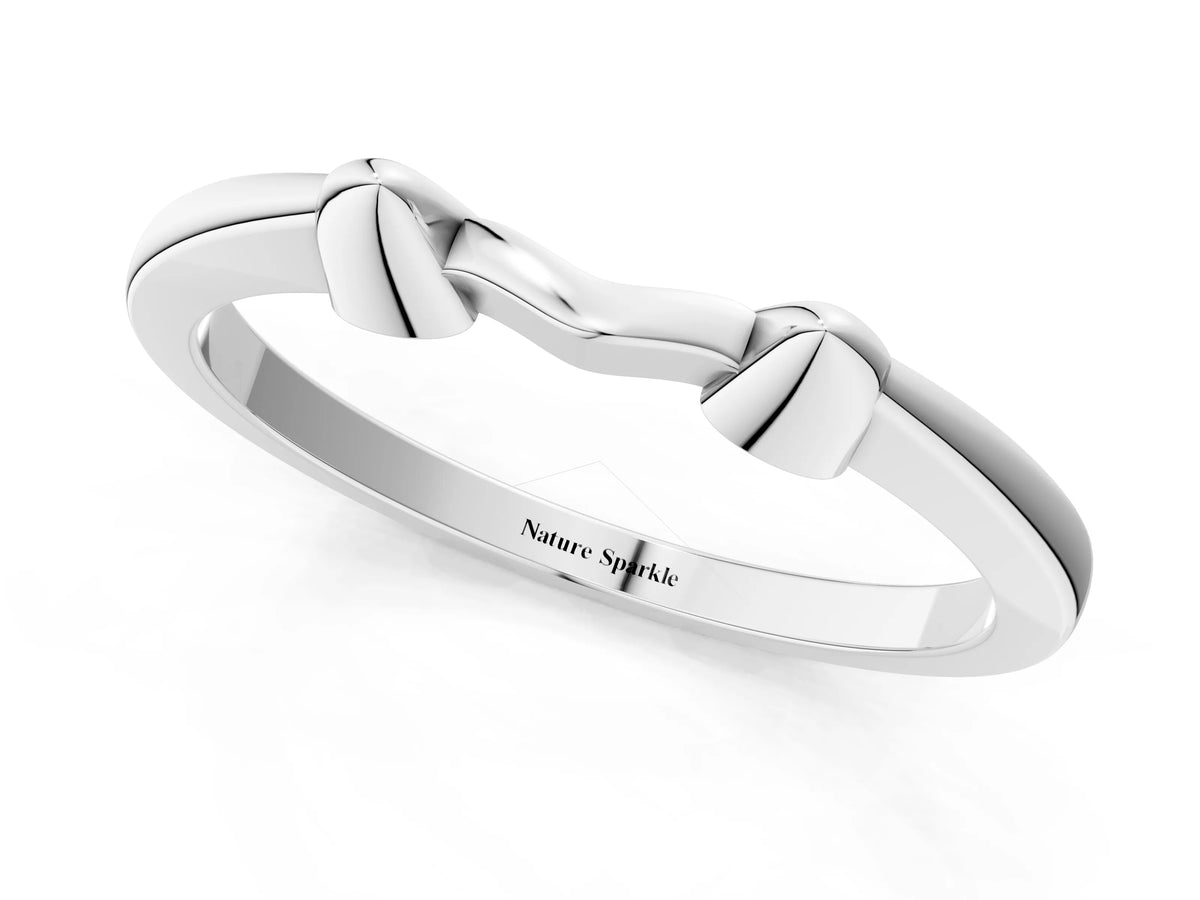 Silver Bamboo-Inspired Plain Metal Band_13