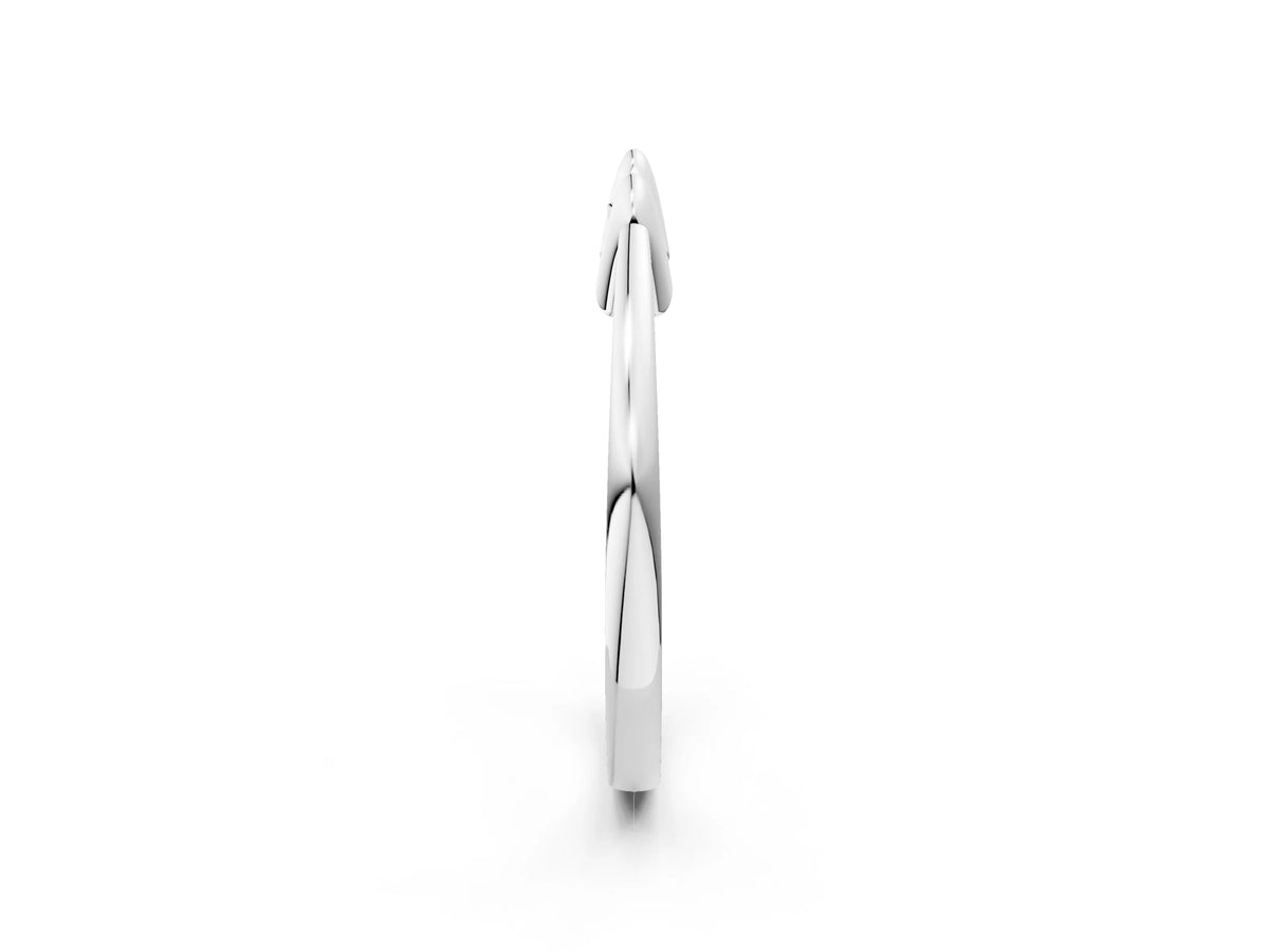 Silver Bamboo-Inspired Plain Metal Band_14