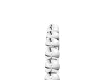 Silver Beaded Round Stone Eternity Band with Bezel Setting_17