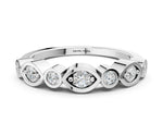 Silver Bezel Set Mixed Shape Diamond Eternity Band_12