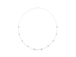 Silver Bezel-Set Round Diamond Station Necklace_5