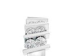 Silver Channel Set Round Diamond Anniversary Band with Vertical Prongs_17