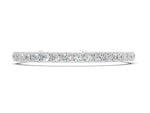 Silver Channel Set Round Diamond Tennis Bracelet with Four-Prong Setting_2