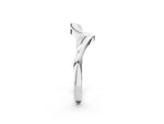 Silver Chevron V-Shaped Contour Band_14